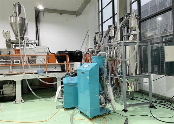 PA PLA 열 가소성 폴리우레탄 수지는 고토크 발전으로 결정화기 드라이어 300 KG/H 능력에게 애정표현을 합니다