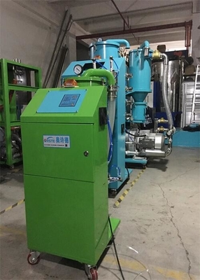모터 0.75 -15 Kw 진공 자동 로더 파이프 Φ 38-63 mm 회색 녹색 재료
