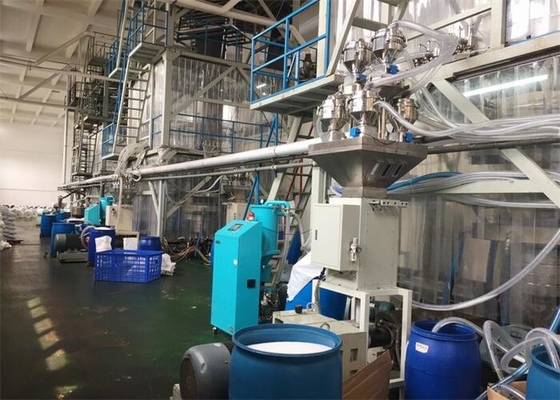 플라스틱 소재 건조를 위한 자동화된 500~2000kg 용량 중앙식량 시스템