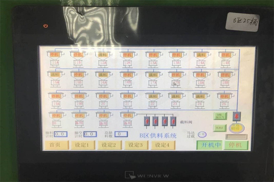 사출 성형기를 위해 마르는 지적 플라스틱 집중화된 피딩 시스템