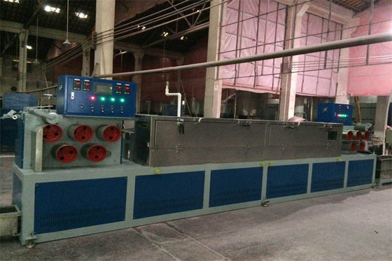 5-19 Mm 청색과 지적 PLC 플라스틱 PP 스트랩 생산 라인테이프 통제