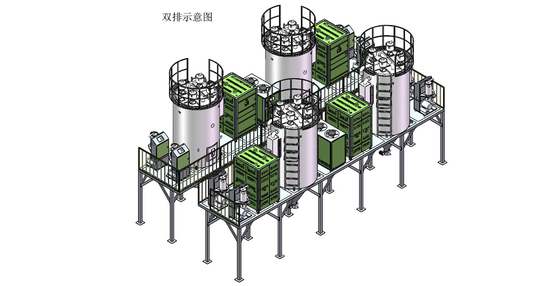 높은 탈습 용량 플라스틱 건조기 30L/h