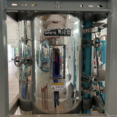 전기 PLC 제어 PET 결정화 건조기 자동 청소 100-1000kg / h 용량