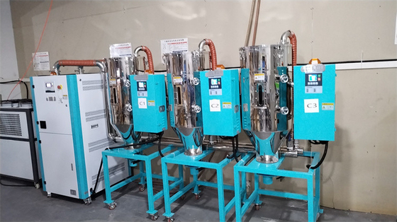 스테인레스 스틸 탈습 홉퍼 드라이어 4-40 kW 플라스틱 곡물 건조