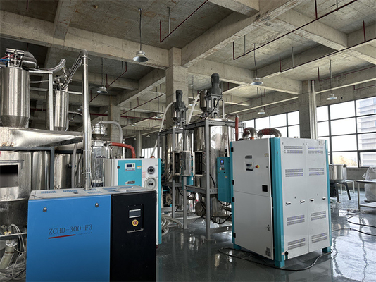 공기 냉각 4-30KW 애완 동물 결정화 기계 자동 청소와 함께 플라스틱 결정화